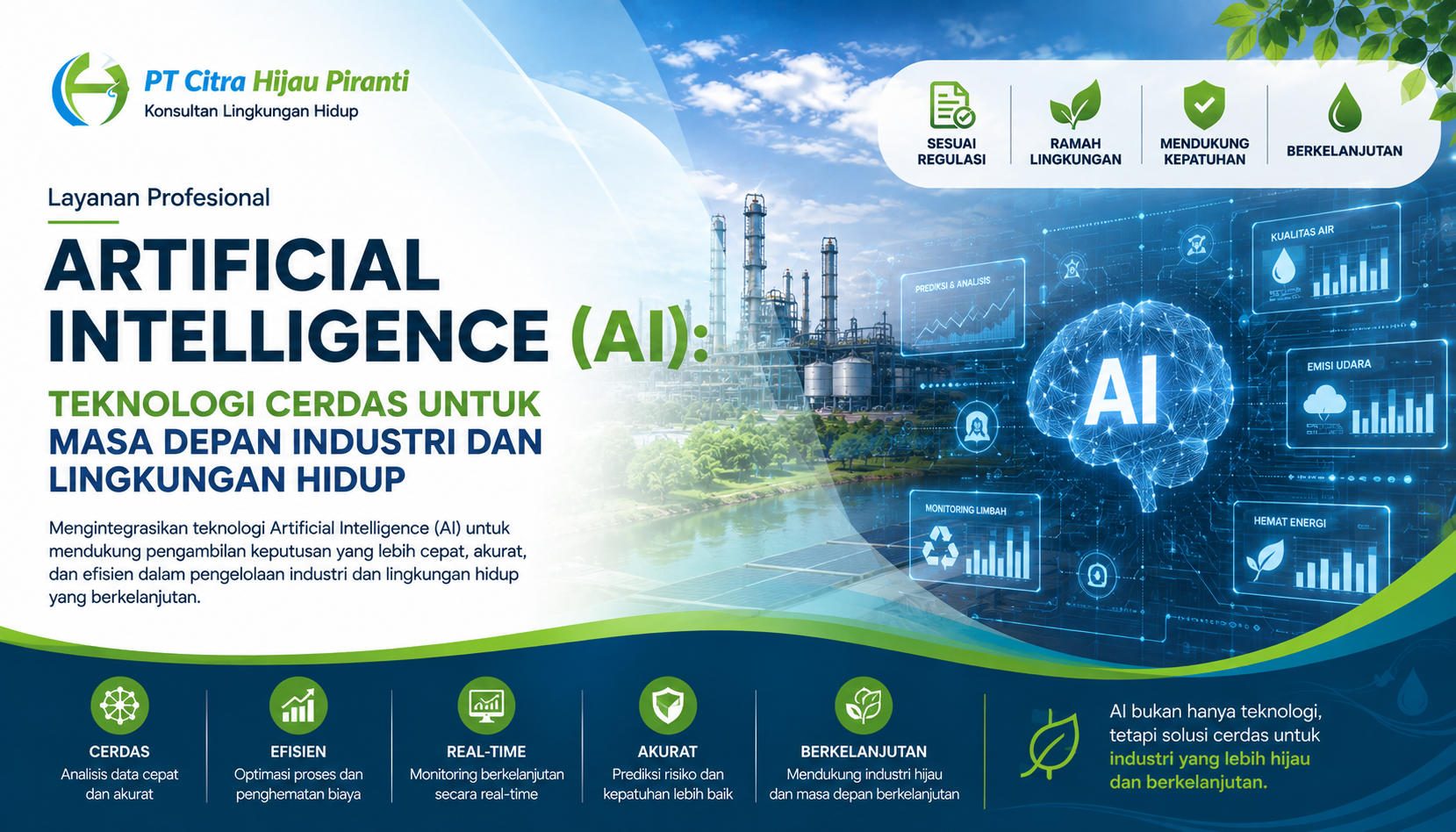 Artificial Intelligence (AI): Teknologi Cerdas untuk Masa Depan Industri dan Lingkungan Hidup