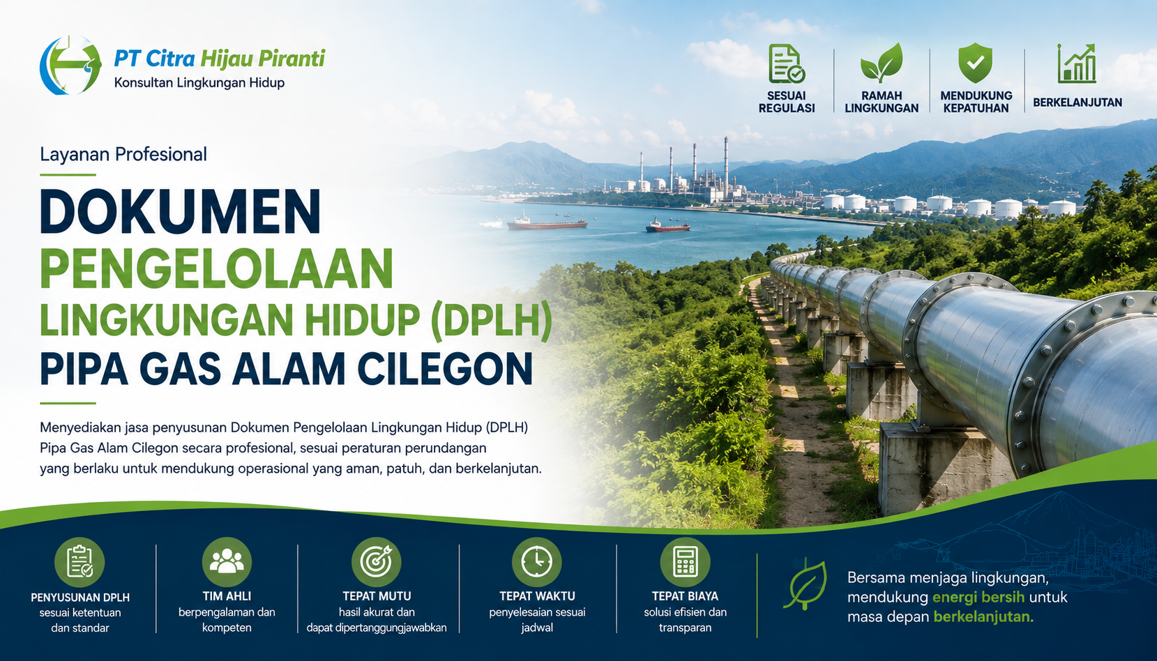 Dokumen Pengelolaan Lingkungan Hidup (DPLH) Pipa Gas Alam Cilegon