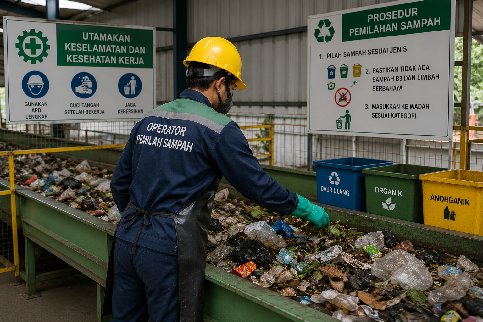 Operator Pemilah Sampah